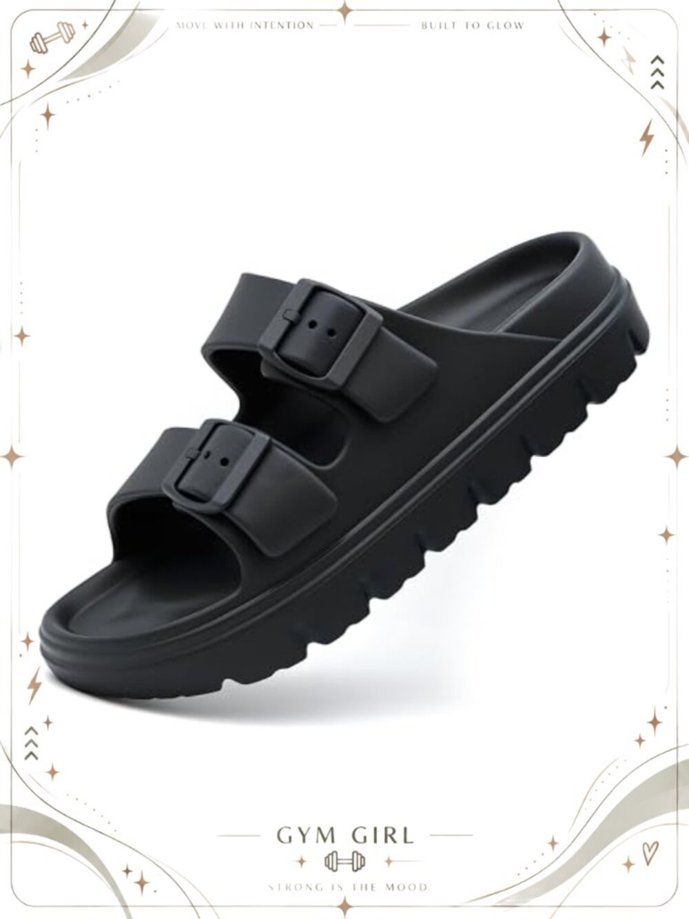 Women's Orthopedic Slides Sandals Arch Support Waterproof EVA Platform